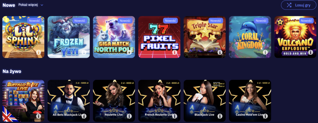 Różnorodność gier w Total Kasyno